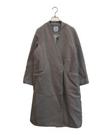 UNITED TOKYO（ユナイテッドトーキョー）の古着「エクストラウールVネックコート/141558001」｜グレー