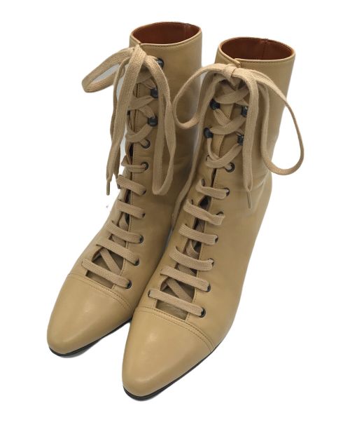 MICHEL VIVIEN（ミッシェルヴィヴィアン）MICHEL VIVIEN (ミッシェルヴィヴィアン) ADDISON BOOTS ベージュ サイズ:36の古着・服飾アイテム