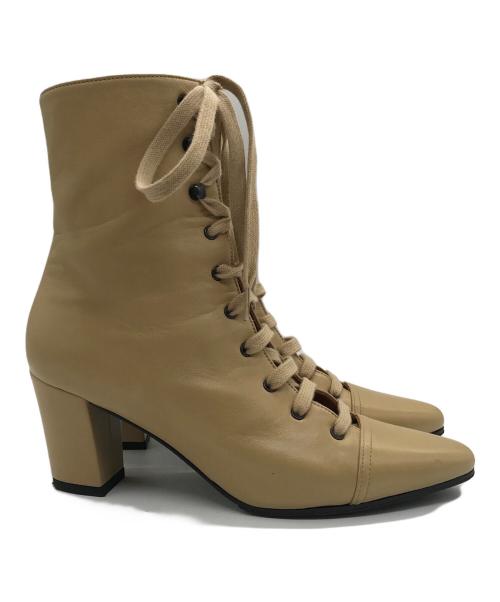 MICHEL VIVIEN（ミッシェルヴィヴィアン）MICHEL VIVIEN (ミッシェルヴィヴィアン) ADDISON BOOTS ベージュ サイズ:36の古着・服飾アイテム