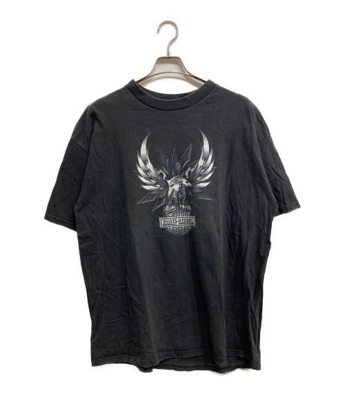 HARLEY-DAVIDSON（ハーレーダビッドソン）HARLEY-DAVIDSON (ハーレーダビッドソン) プリントTシャツ ブラック サイズ:XXLの古着・服飾アイテム