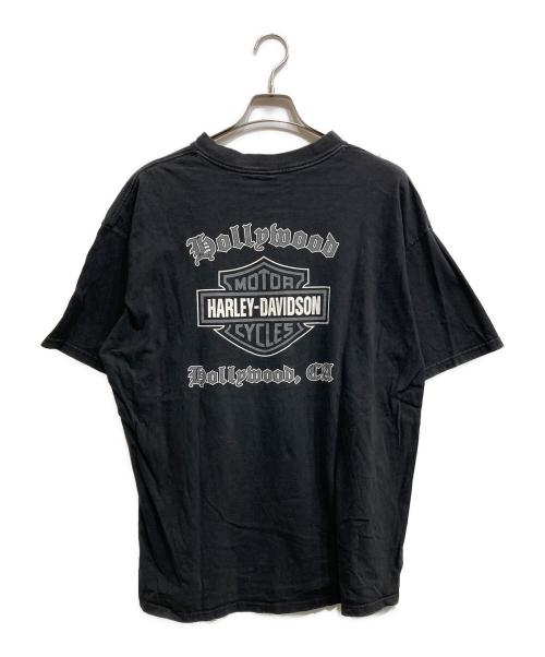 HARLEY-DAVIDSON（ハーレーダビッドソン）HARLEY-DAVIDSON (ハーレーダビッドソン) プリントTシャツ ブラック サイズ:XXLの古着・服飾アイテム