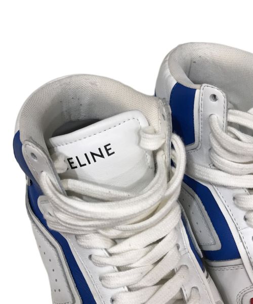 CELINE（セリーヌ）CELINE (セリーヌ) Z トレーナー ハイトップスニーカー/CT-01 ホワイト サイズ:36の古着・服飾アイテム