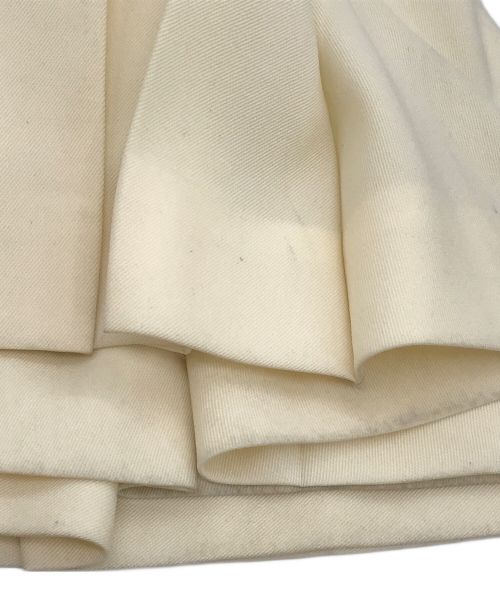 BLAMINK（ブラミンク）BLAMINK (ブラミンク) ウールプリーツスカート アイボリー サイズ:36の古着・服飾アイテム