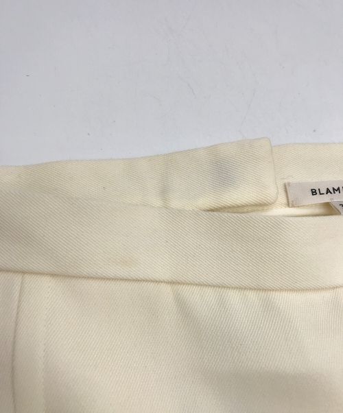BLAMINK（ブラミンク）BLAMINK (ブラミンク) ウールプリーツスカート アイボリー サイズ:36の古着・服飾アイテム
