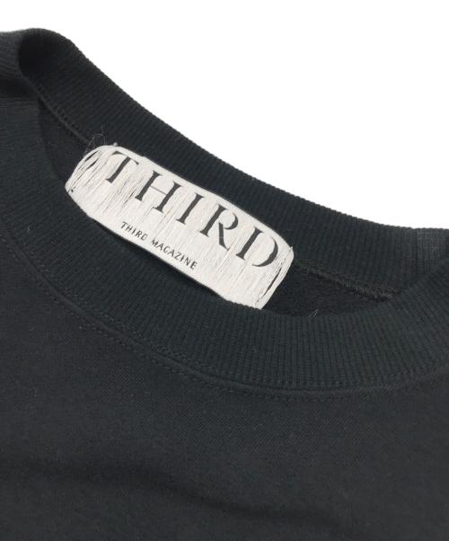 THIRD MAGAZINE（サードマガジン）THIRD MAGAZINE (サードマガジン) ショートスウェット ブラック サイズ:9の古着・服飾アイテム