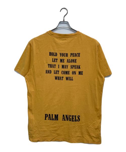 Palm Angels（パーム エンジェルス）Palm Angels (パーム エンジェルス) ダメージ加工プリントTシャツ オレンジ サイズ:Mの古着・服飾アイテム