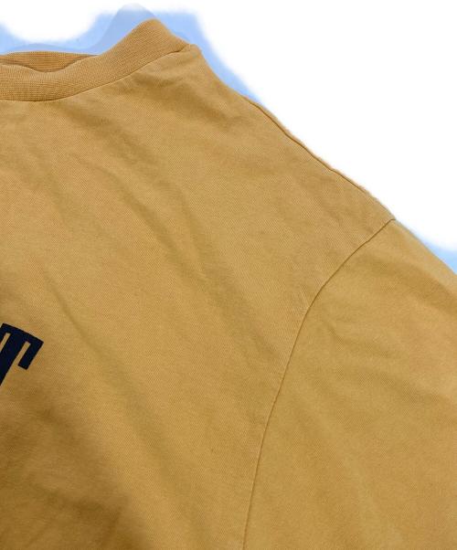 Palm Angels（パーム エンジェルス）Palm Angels (パーム エンジェルス) ダメージ加工プリントTシャツ オレンジ サイズ:Mの古着・服飾アイテム