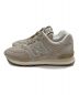 NEW BALANCE (ニューバランス) MIU MIU (ミュウミュウ) 574 'Vintage-Effect Nappa'/5E946D-3H02 ベージュ サイズ:37 1/2：58000円