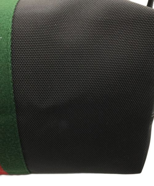 GUCCI（グッチ）GUCCI (グッチ) 2WAY シェリーライン キャンバストートバッグ ブラックの古着・服飾アイテム
