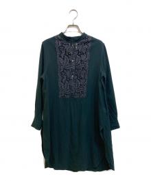 IENA LA BOUCLE（イエナ ラ ブークル）の古着「レースボザムシャツ/20050914131030」｜グリーン