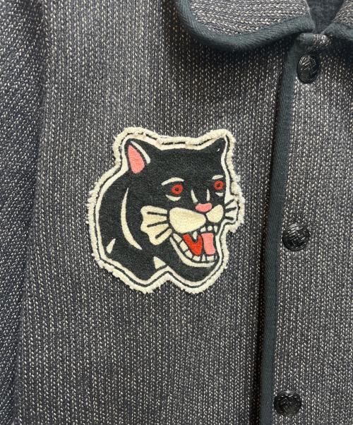 WEST RIDE（ウエストライド）WEST RIDE (ウエストライド) パンサーワッペンビーチクロスジャケット ブラック サイズ:36の古着・服飾アイテム