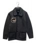 WEST RIDE（ウエストライド）の古着「パンサーワッペンビーチクロスジャケット」｜ブラック