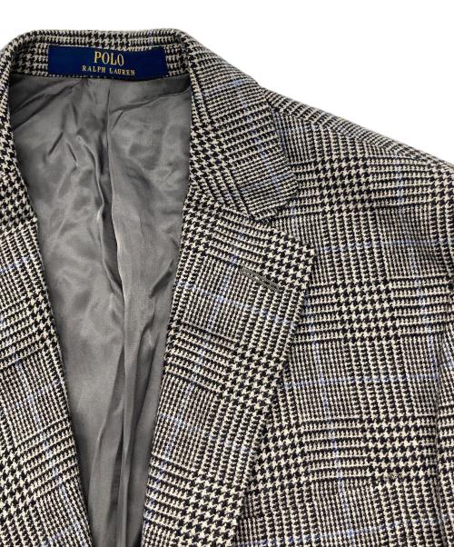 POLO RALPH LAUREN（ポロ・ラルフローレン）POLO RALPH LAUREN (ポロ・ラルフローレン) グレンチェック3Bジャケット グレー サイズ:下記参照の古着・服飾アイテム