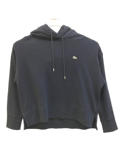 LACOSTE（ラコステ）LACOSTE (ラコステ) プレミアムスウェットフーディプルオーバー/SF505EL ネイビー サイズ:40の古着・服飾アイテム