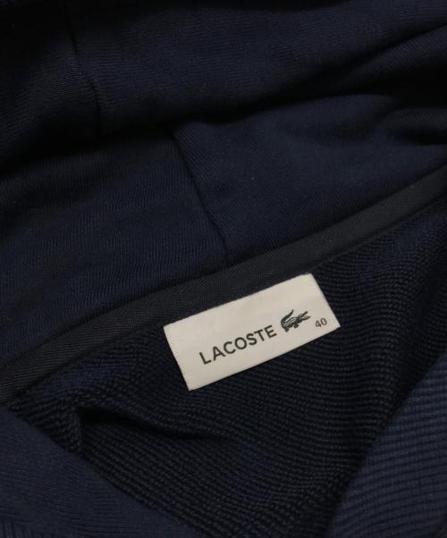 LACOSTE（ラコステ）LACOSTE (ラコステ) プレミアムスウェットフーディプルオーバー/SF505EL ネイビー サイズ:40の古着・服飾アイテム