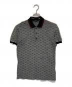 GUCCIグッチ）の古着「シェリーラインポロシャツ」｜ネイビー