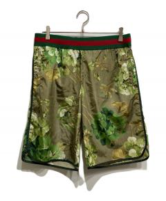 中古・古着通販】GUCCI (グッチ) ダメージ加工デニムショートパンツ 中古・古着通販】GUCCI (グッチ) ダメージ加工デニムショートパンツ