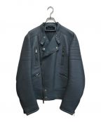 GUCCIグッチ）の古着「トムフォード期モーターサイクルバイカージャケット」｜ブルー