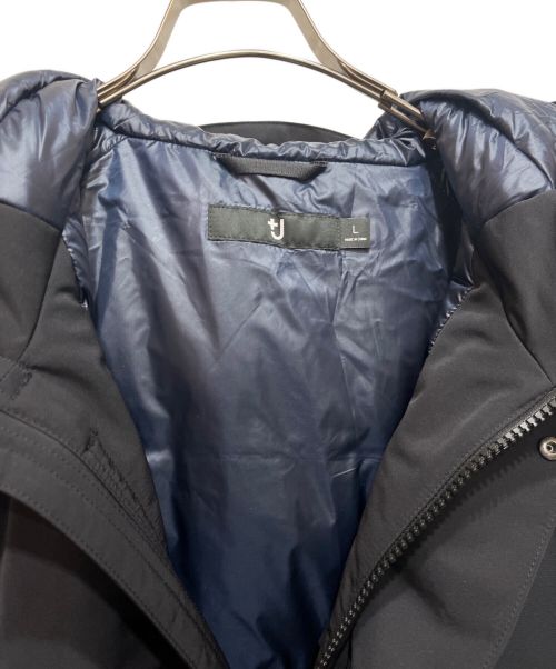 +J（プラスジェイ）+J (プラスジェイ) ハイブリッドダウンオーバーサイズパーカ ブラック サイズ:Lの古着・服飾アイテム