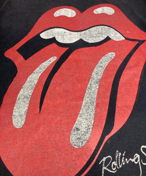 ROLLING STONES（ローリングストーンズ）ROLLING STONES (ローリングストーンズ) フェードヴィンテージバンドTシャツ ブラック サイズ:XLの古着・服飾アイテム