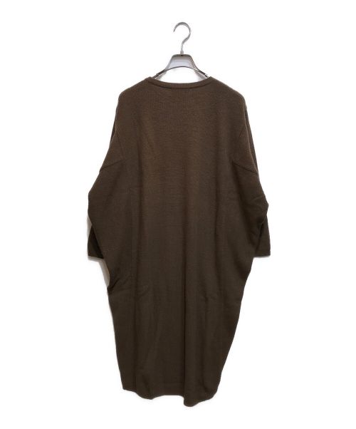 ISSEY MIYAKE（イッセイミヤケ）ISSEY MIYAKE (イッセイミヤケ) ニットワンピース ブラウン サイズ:Ｍの古着・服飾アイテム