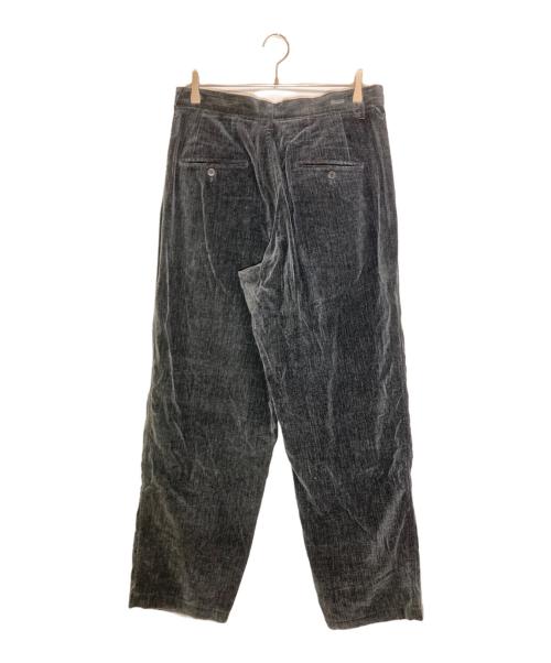 CLOSED UOMO（クローズド ウオモ）CLOSED UOMO (クローズド ウオモ) ツータックベロアパンツ ブラック サイズ:50の古着・服飾アイテム