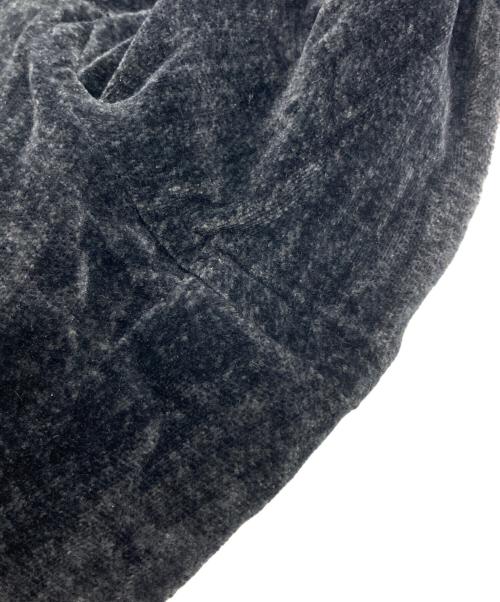 CLOSED UOMO（クローズド ウオモ）CLOSED UOMO (クローズド ウオモ) ツータックベロアパンツ ブラック サイズ:50の古着・服飾アイテム