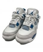 NIKEナイキ）の古着「Air Jordan 4 Retro "Industrial Blue"」｜ホワイト×ブルー