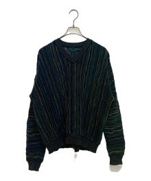 TUNDRA（ツンドラ）の古着「3Dニット」｜グリーン