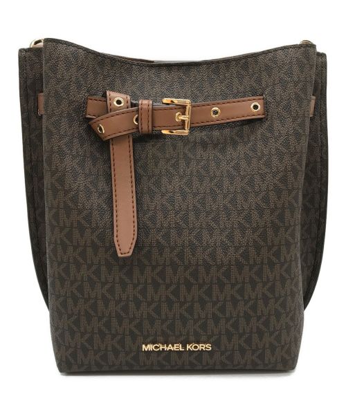 MICHAEL KORS（マイケル・コース）MICHAEL KORS (マイケルコース) エミリアショルダーバッグ/35H0GU5M5B ブラウンの古着・服飾アイテム