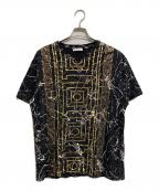 VERSACE COLLECTIONヴェルサーチ コレクション）の古着「プリントTシャツ」｜ブラック