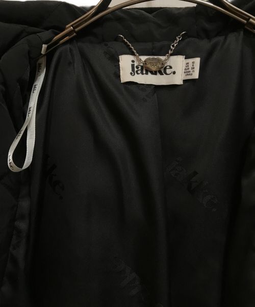Jakke（ジャッキー）jakke (ジャッキー) 中綿ジャケット ブラック サイズ:36の古着・服飾アイテム