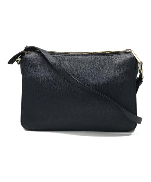 Kate Spade（ケイトスペード）Kate Spade (ケイトスペード) マルゴー ラージ ジップ トップ/PXRUA827 ネイビー×ブラックの古着・服飾アイテム