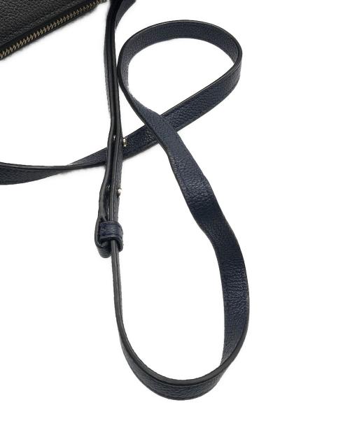 Kate Spade（ケイトスペード）Kate Spade (ケイトスペード) マルゴー ラージ ジップ トップ/PXRUA827 ネイビー×ブラックの古着・服飾アイテム