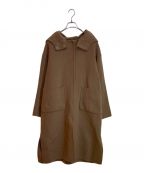 Sea Room lynnシールームリン）の古着「リバーウールロングコート/003190015」｜ブラウン