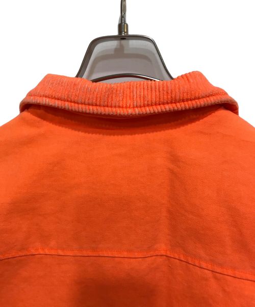 SUPREME（シュプリーム）Supreme (シュプリーム) Schott (ショット) Canvas Down Trucker Jacket オレンジ サイズ:Lの古着・服飾アイテム