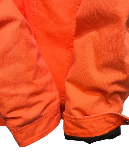 SUPREME（シュプリーム）Supreme (シュプリーム) Schott (ショット) Canvas Down Trucker Jacket オレンジ サイズ:Lの古着・服飾アイテム