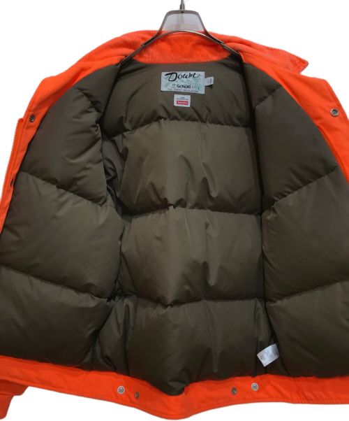 SUPREME（シュプリーム）Supreme (シュプリーム) Schott (ショット) Canvas Down Trucker Jacket オレンジ サイズ:Lの古着・服飾アイテム