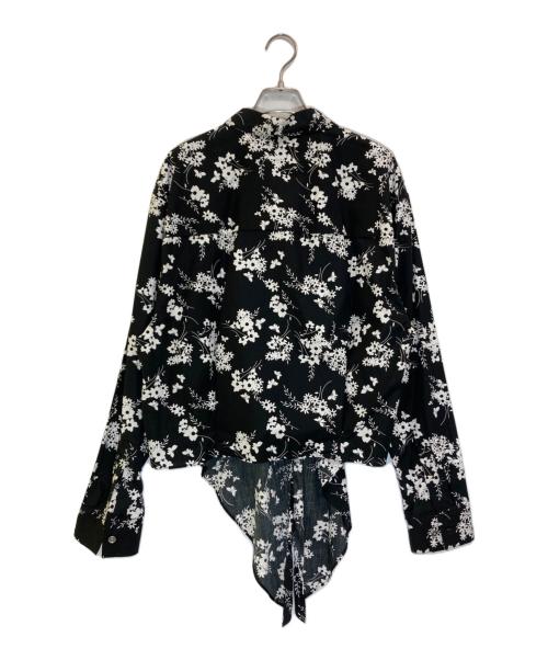 MICHAEL KORS（マイケル・コース）MICHAEL KORS (マイケルコース) 総柄シャツ ホワイト×ブラック サイズ:XLの古着・服飾アイテム