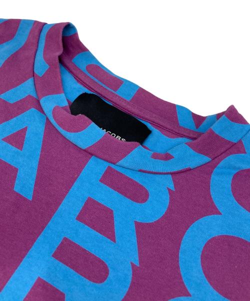 MARC JACOBS（マークジェイコブズ）MARC JACOBS (マーク ジェイコブス) Monogram Big T-Shirt/C602P02PF22 パープル サイズ:Ｓの古着・服飾アイテム