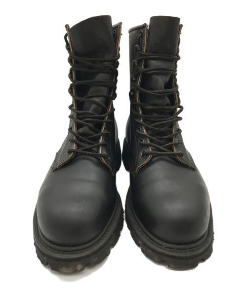 RED WING（レッドウィング）RED WING (レッドウィング) ファイヤーマンブーツ/赤羽刺繍タグ /PT91 ブラック サイズ:7Dの古着・服飾アイテム
