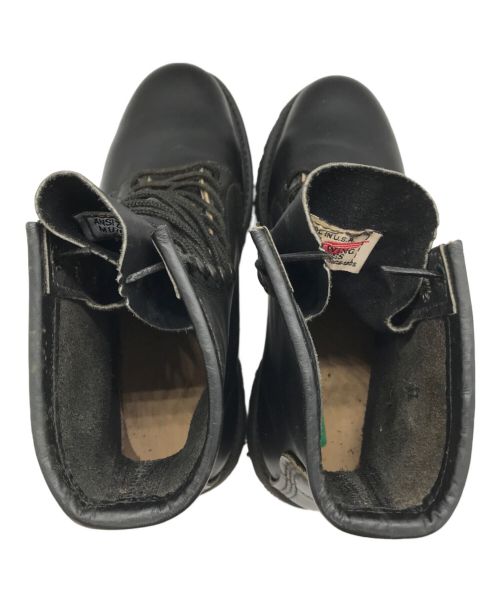 RED WING（レッドウィング）RED WING (レッドウィング) ファイヤーマンブーツ/赤羽刺繍タグ /PT91 ブラック サイズ:7Dの古着・服飾アイテム