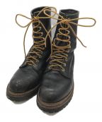 RED WINGレッドウィング）の古着「ロガーブーツ/赤羽刺繍タグ /PT91」｜ブラック