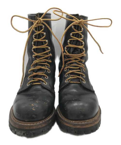 RED WING（レッドウィング）RED WING (レッドウィング) ロガーブーツ/赤羽刺繍タグ /PT91  ブラック サイズ:7 1/2 EEの古着・服飾アイテム