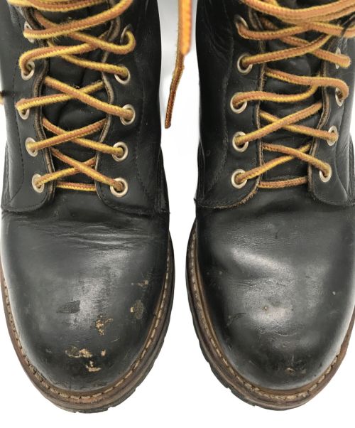 RED WING（レッドウィング）RED WING (レッドウィング) ロガーブーツ/赤羽刺繍タグ /PT91  ブラック サイズ:7 1/2 EEの古着・服飾アイテム