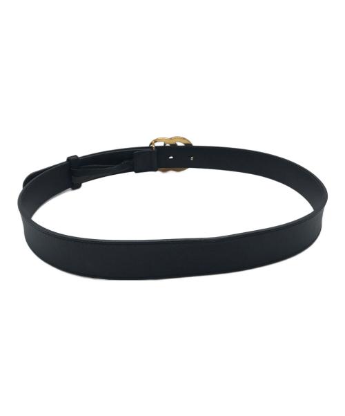 GUCCI（グッチ）GUCCI (グッチ) GUCCI/GGマーモントレザーベルト/414516 ブラックの古着・服飾アイテム