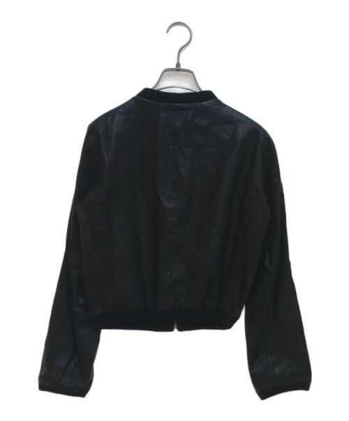 DRAWER（ドゥロワー）DRAWER (ドゥロワー) Drawer/ラムレザーブルゾン/6522-299-0224 ブラック サイズ:SIZE36の古着・服飾アイテム