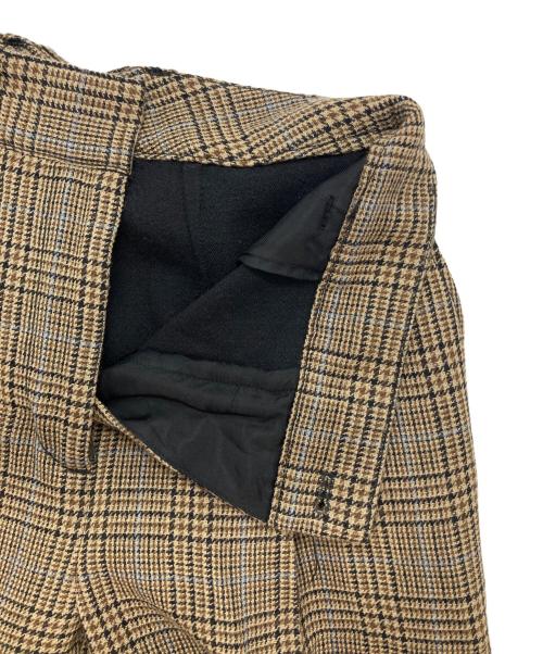3.1 phillip lim（スリーワンフィリップリム）3.1 phillip lim (スリーワンフィリップリム) グレンチェック タック スラックス ブラウン サイズ:00の古着・服飾アイテム