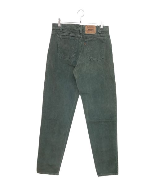 LEVI'S（リーバイス）LEVI'S (リーバイス) 後染め550カラーデニムパンツ/ 90's /USA製 グリーン サイズ:W36×L36の古着・服飾アイテム