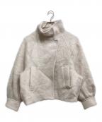 Snidelスナイデル）の古着「シャギーミドルブルゾン」｜ベージュ